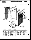 Cabinet and control parts