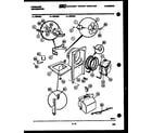 Frigidaire MR50E2 air, water and condensing parts diagram