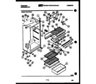 Frigidaire FPD14TIFF0 cabinet parts diagram