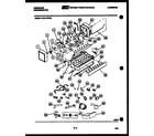 Frigidaire FPD14TIFL0 ice maker and installation parts diagram
