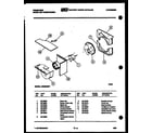 Frigidaire AR22NS5F1 air handling parts diagram