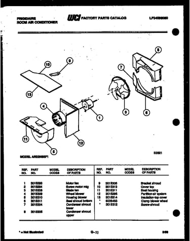 Air handling parts