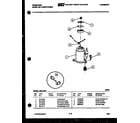 Frigidaire A06LH6F1 compressor parts diagram
