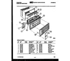 Frigidaire AR14MS8F1 cabinet parts diagram