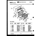 Frigidaire AH08MS5F1 cabinet parts diagram