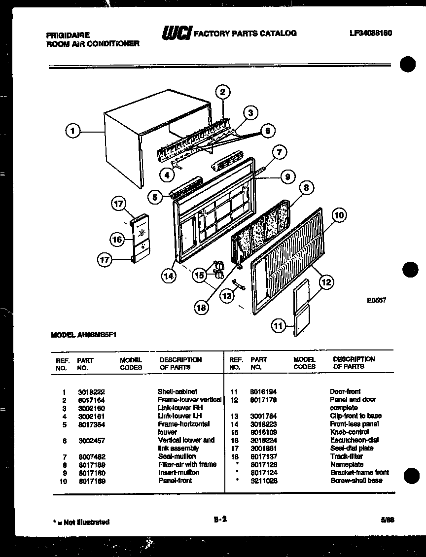 Cabinet parts