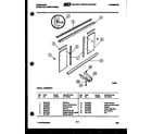 Frigidaire AH08MS5F1 window mounting parts diagram