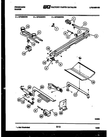Burner, manifold and gas control