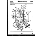 Frigidaire FPE19V3FA0 cabinet parts diagram
