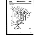 Frigidaire FPEM18FW0 cabinet parts diagram