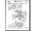 Frigidaire WDSFW0 cabinet parts diagram
