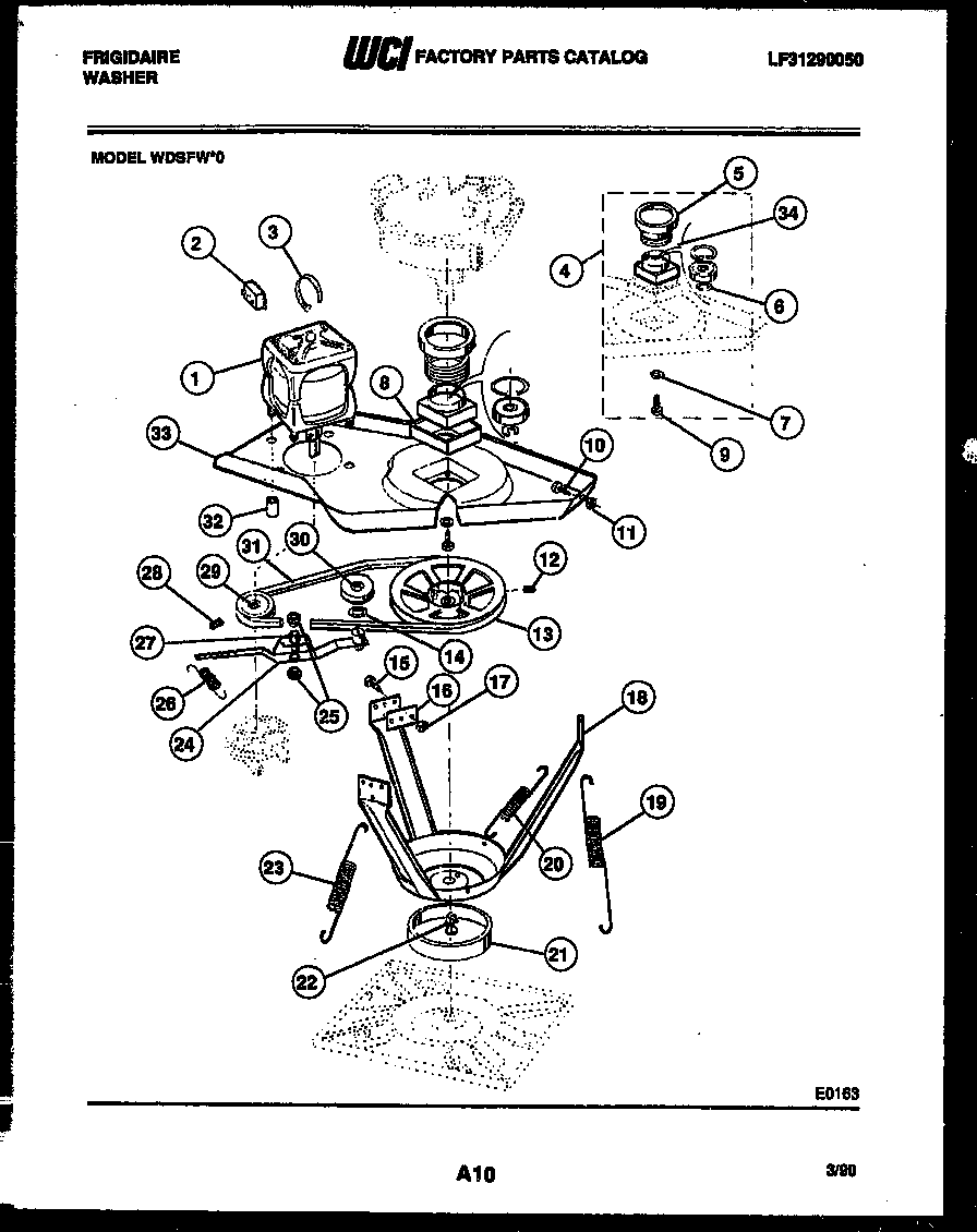 Motor and idler arm clutch