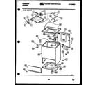 Frigidaire WCSFW0 cabinet parts diagram