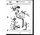 Frigidaire WCSFW0 pump, water valve and water inlet diagram