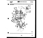 Frigidaire WCSFW0 motor and idler arm clutch diagram