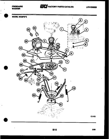 Motor and idler arm clutch
