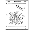 Frigidaire WCDSFW0 console and control parts diagram