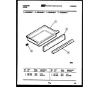 Frigidaire REG438QMA1 drawer parts diagram