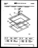 Cooktop frame parts