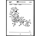 Frigidaire DGIFL0 cabinet and component parts diagram