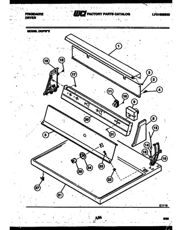 Console and control parts