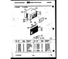 Frigidaire A06LE2E2 cabinet parts diagram