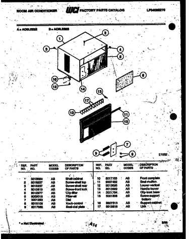 Cabinet parts
