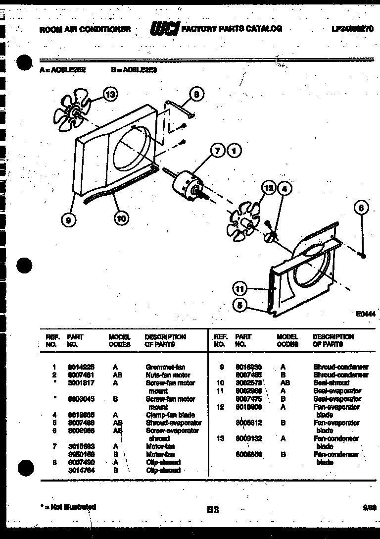 Air handling parts