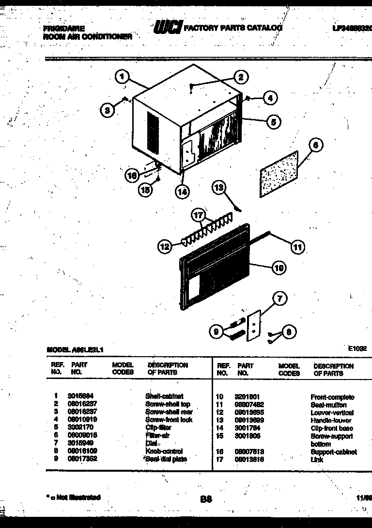 Cabinet parts
