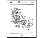 Frigidaire DGCSFL0 cabinet and component parts diagram