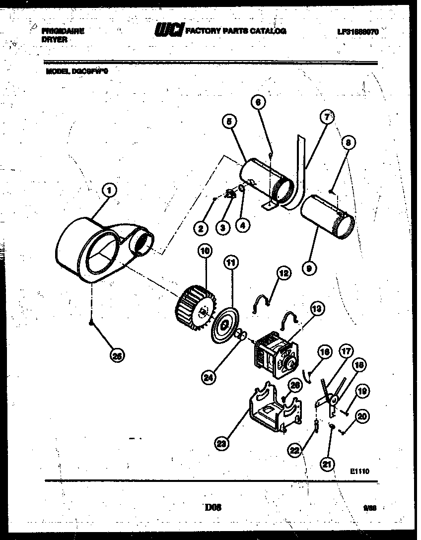 MOTOR AND BLOWER PARTS