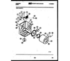 Frigidaire DECSFL0 cabinet and component parts diagram