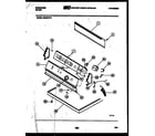 Frigidaire DECSFL0 console and control parts diagram