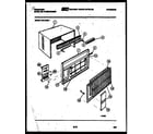Frigidaire A07LH8E3 cabinet parts diagram