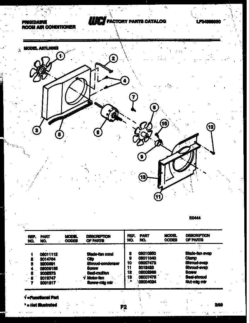 Air handling parts