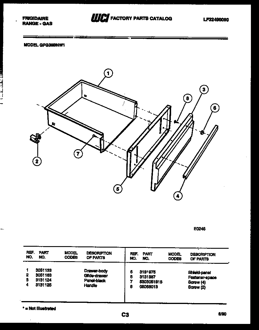 Drawer parts