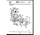 Frigidaire DGCSFL1 cabinet and component parts diagram