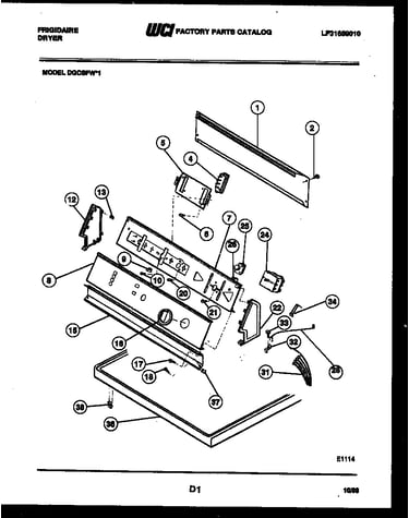 Console and control parts