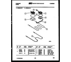 Frigidaire REG36CAL4 broiler parts diagram