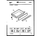 Frigidaire REG36CAA4 drawer parts diagram