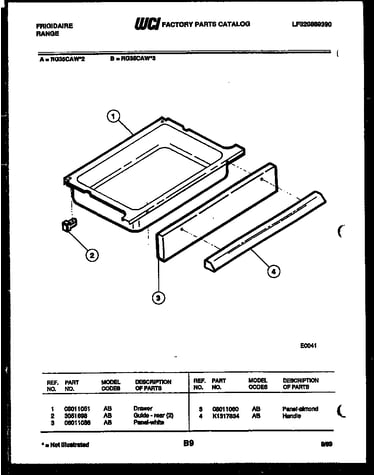 Drawer parts