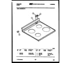 Frigidaire REGS38BLW0 cooktop parts diagram