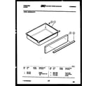 Frigidaire REGS38BLL0 drawer parts diagram