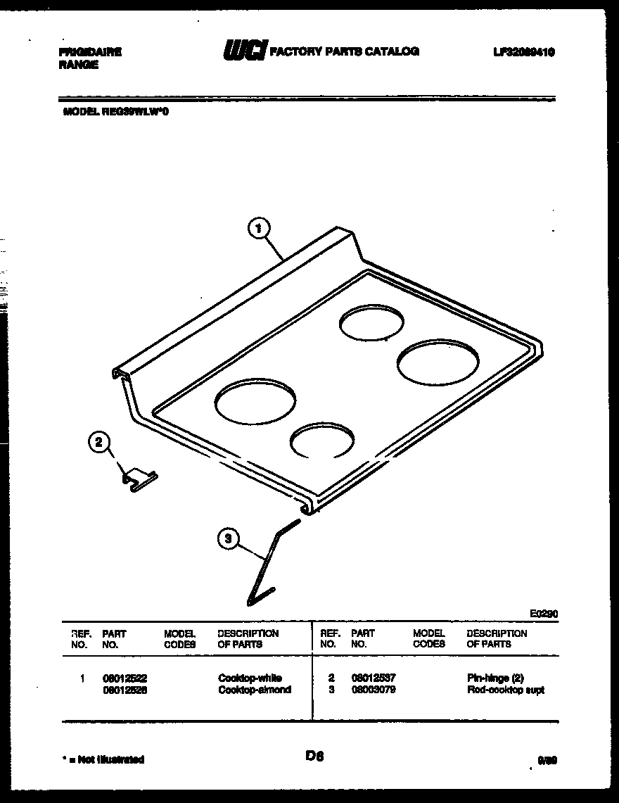 Cooktop parts