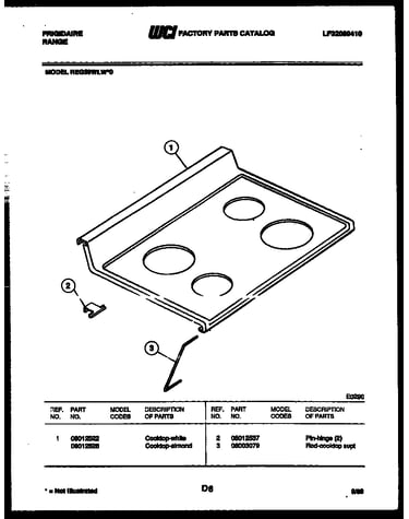 Cooktop parts