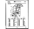 Frigidaire DW3350F1 cabinet parts diagram