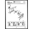Frigidaire A05LH8L1 air handling parts diagram