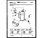 Frigidaire A05LH8L1 compressor parts diagram
