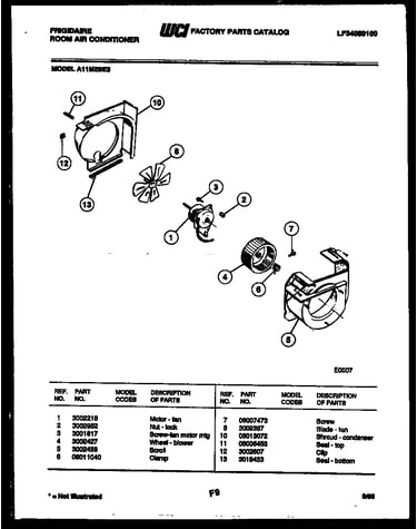 Air handling parts
