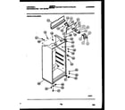 Tappan GTN155BH1 cabinet parts diagram